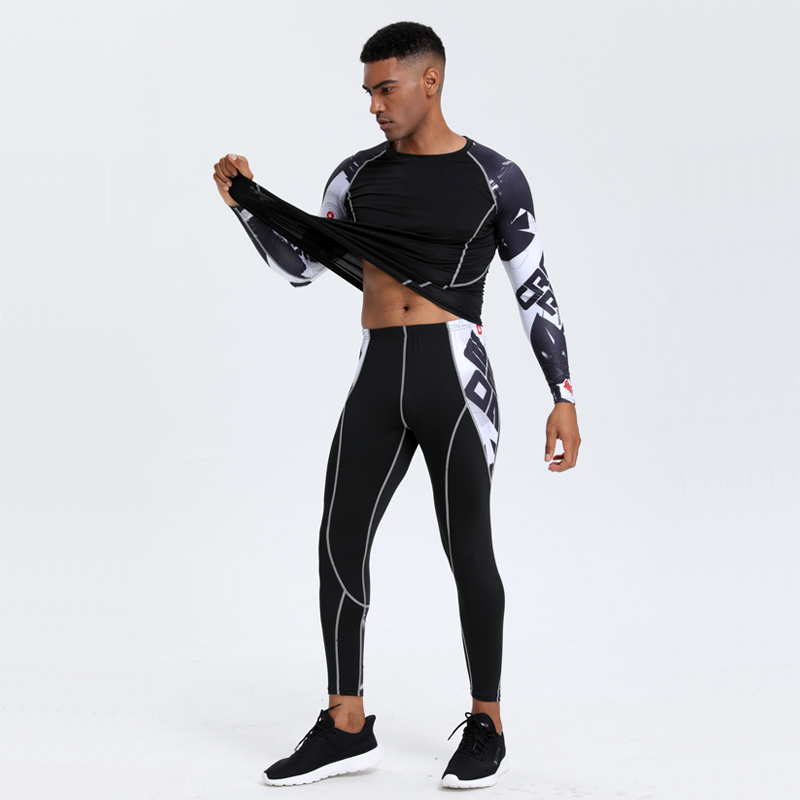 Men's PRO Sports Fitness Suit: - Compression Long Pant recension och pris