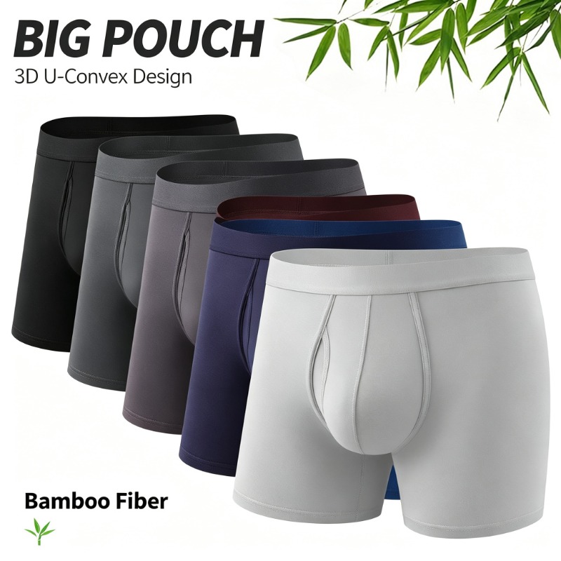 Men Bamboo Fiber Boxer Briefs  - Bamboo Fiber Trunk recension och pris