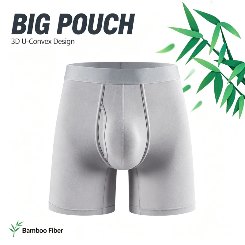 Men Bamboo Fiber Boxer Briefs  - Bamboo Fiber Trunk recension och pris