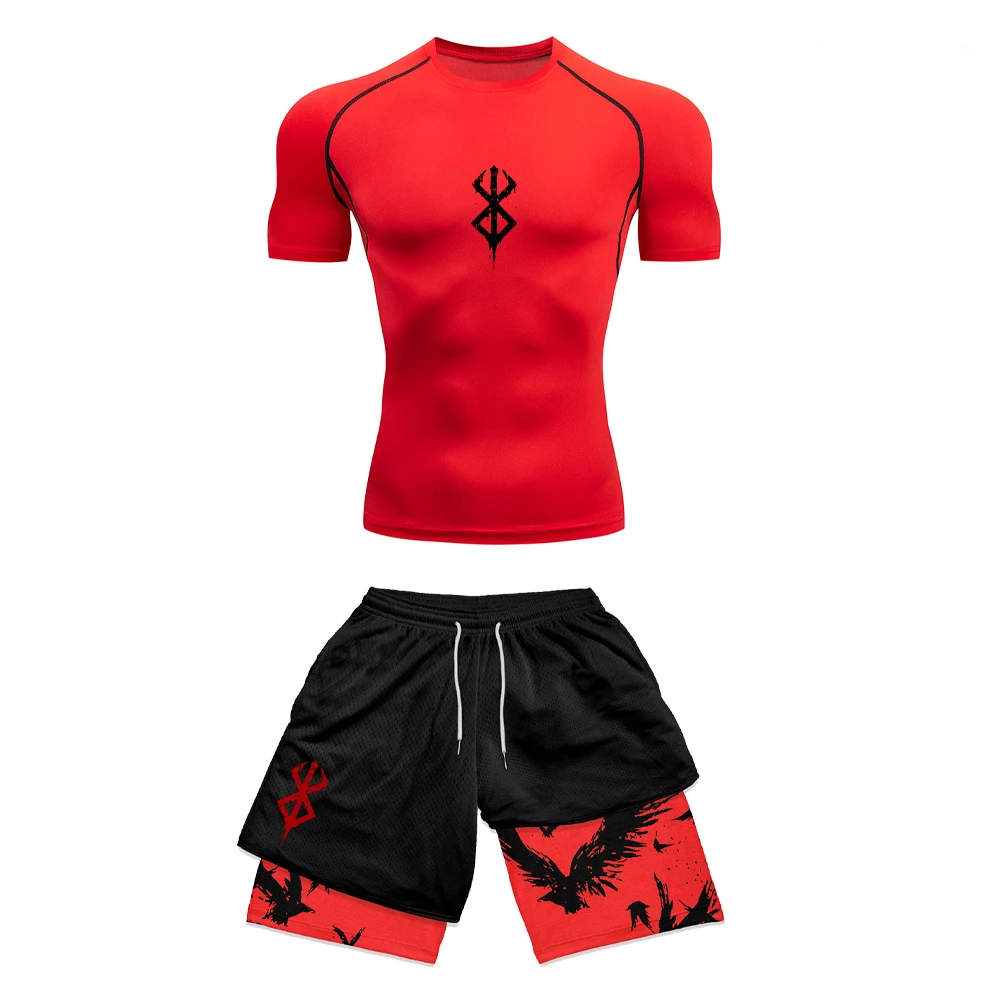 Anime 3D Printed Men's Compres - Compression Shorts Athletes recension och pris