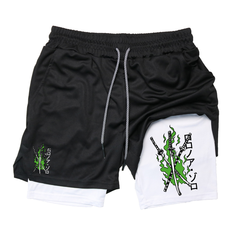 Print 2 in 1 Running Shorts fo - Compression Shorts Athletes recension och pris