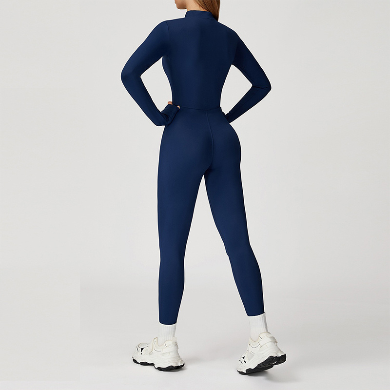 Aiithuug Workout Jumpsuit Zip  - Compression Long Pant recension och pris